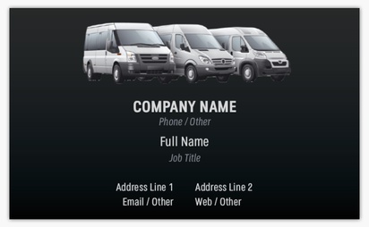Design Preview for Design Gallery: Mini Bus & Coach HIre Standard Business Cards, Standard (91 x 55 mm)