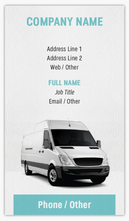 Design Preview for Design Gallery: Removals & Storage Non-Tearable Visiting Cards