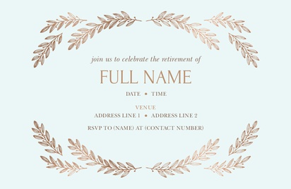Design Preview for Design Gallery: Elegant Invitations and Announcements, Flat 11.7 x 18.2 cm