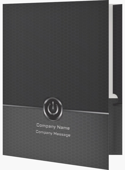 Design Preview for Technology Custom Presentation Folders Templates, 9.5" x 12"
