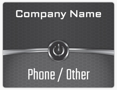 Design Preview for Technology Car Magnets Templates, 8.7" x 11.5"