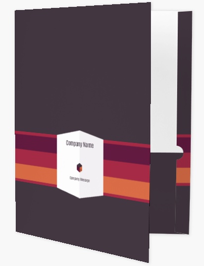 Design Preview for Design Gallery: Technology Presentation Folders, A4