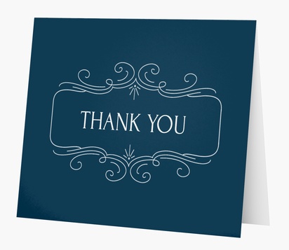 Design Preview for Design Gallery: Elegant Thank You Cards, Folded