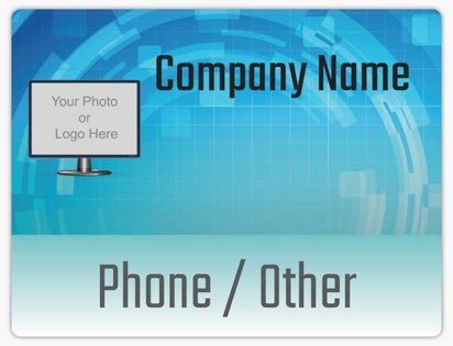 Design Preview for Computer & Software Sales Car Magnets Templates, 8.7" x 11.5"