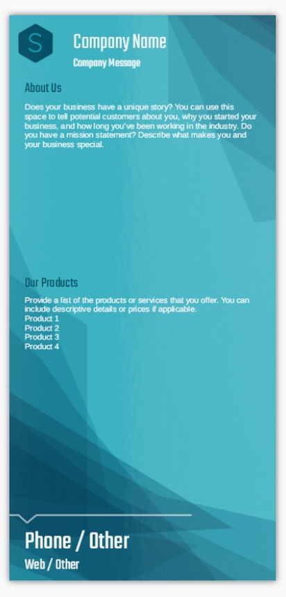 Design Preview for Design Gallery: Web Design & Hosting Flyers & Leaflets,  No Fold/Flyer DL (99 x 210 mm)
