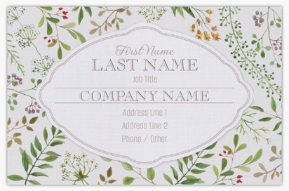 Design Preview for Design Gallery: Retro & Vintage Linen Business Cards