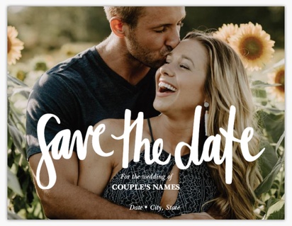 A logo typography white design for Save the Date with 1 uploads