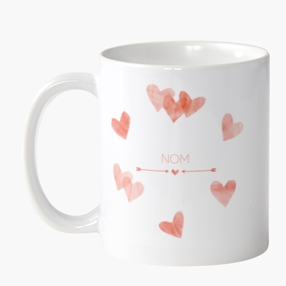 Aperçu du graphisme pour Galerie de modèles : mugs personnalisés pour saint valentin