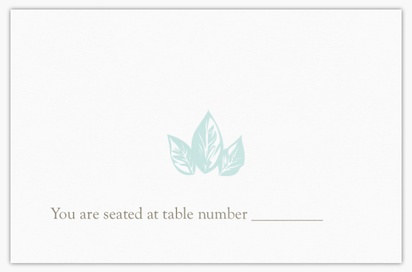 Design Preview for Design Gallery: Place Cards
