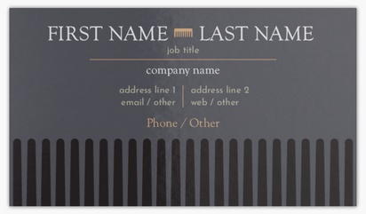 Design Preview for Design Gallery: Barbers Standard Visiting Cards