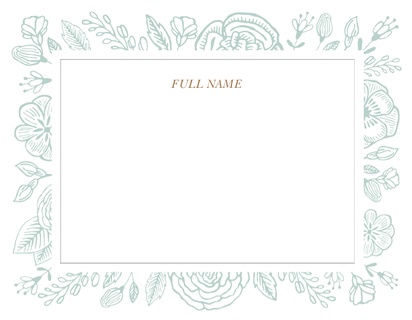 Design Preview for Design Gallery: Retro & Vintage Note Cards, Flat 10.7 x 13.9 cm
