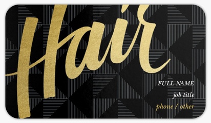 Design Preview for Design Gallery: Hair Salons Rounded Corner Business Cards, Standard (3.5" x 2")