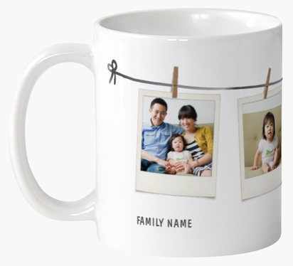 Design Preview for  Custom Mugs Templates, Wrap-around