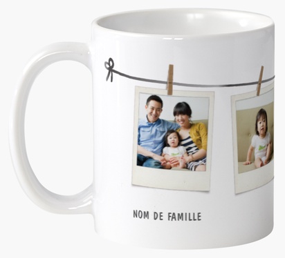 Aperçu du graphisme pour Galerie de modèles : mugs personnalisés pour famille