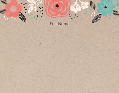 Design Preview for Design Gallery: Folk Note Cards, Flat 10.7 x 13.9 cm