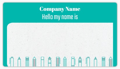 Design Preview for Design Gallery: Marketing & Communications Name Stickers
