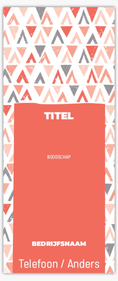Voorvertoning ontwerp voor Ontwerpgalerij: Marketing en communicatie Spandoeken van vinyl, 76 x 183 cm