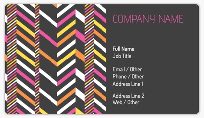 Design Preview for Design Gallery: entertainment Business Card Stickers