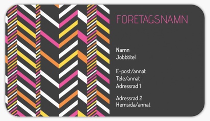 Förhandsgranskning av design för Designgalleri: Fet och färgstarkt Självhäftande visitkort