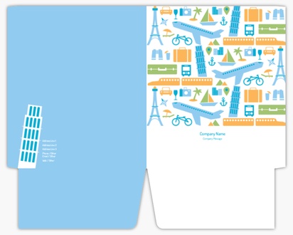Design Preview for Design Gallery: Travel & Accommodation Presentation Folders, 9.5" x 12"