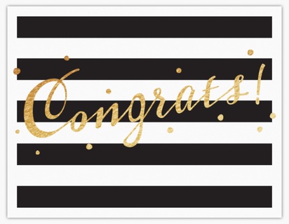 Design Preview for Design Gallery: Congratulations Note Cards, Flat 10.7 x 13.9 cm