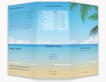 Design Preview for Design Gallery: Tours & Sightseeing Custom Brochures, 8.5" x 11" Tri-fold