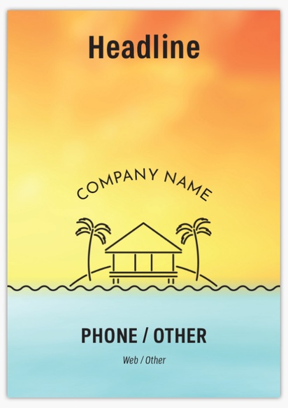 Design Preview for Design Gallery: Travel & Accommodation Plastic Signs, A1 (594 x 841 mm)