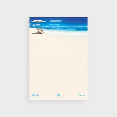 Design Preview for Design Gallery: Travel & Accommodation Letterheads