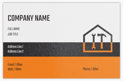 Design Preview for Design Gallery: Building Construction Ultra-Thick Business Cards, Standard (85 x 55 mm)