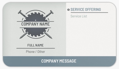 A service list services white gray design