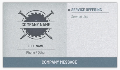 A service list services white gray design