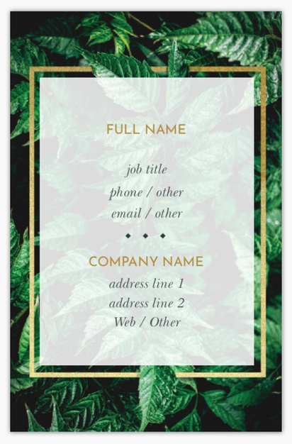 Design Preview for Design Gallery: Tanning Salons Textured Uncoated Business Cards