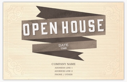 Design Preview for Open House Postcards Templates, 5.5" x 8.5"