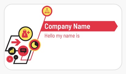 Design Preview for Design Gallery: Marketing Name Stickers