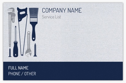 Design Preview for Design Gallery: Building Construction Pearl Business Cards