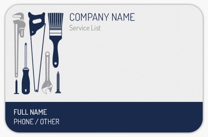 Design Preview for Design Gallery: Rounded Corner Business Cards, Rounded Standard (85 x 55 mm)