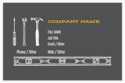 Design Preview for Handyman Business Cards Templates & Designs, Standard (85 x 55 mm)
