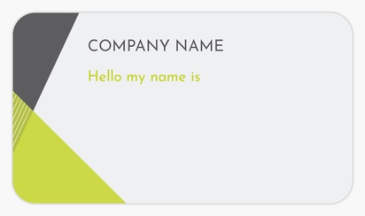 Design Preview for Design Gallery: Marketing Name Tags