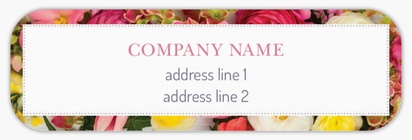 Design Preview for Design Gallery: Florists Return Address Labels