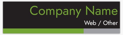 Design Preview for Design Gallery: Business Services Custom Car Stickers, Rectangle
