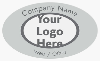 Design Preview for Templates for Business Consulting Bumper Stickers , Oval - 7.6 x 12.7 cm