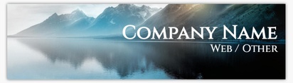 Design Preview for Templates for Religious & Spiritual Bumper Stickers , Rectangle - 7.6 x 27.9 cm