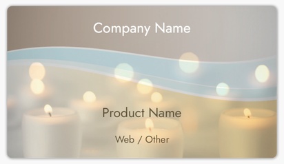 Design Preview for Design Gallery: Religious & Spiritual Product Labels, 8.7 x 4.9 cm Rounded Rectangle