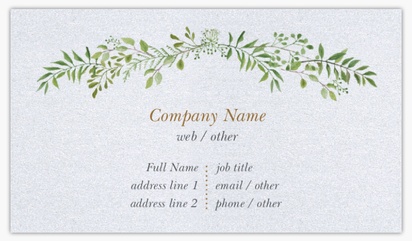 Design Preview for Technology Pearl Business Cards Templates, Standard (3.5" x 2")