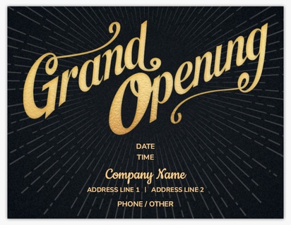 Design Preview for Design Gallery: Grand Opening Postcards, 4.2" x 5.5"