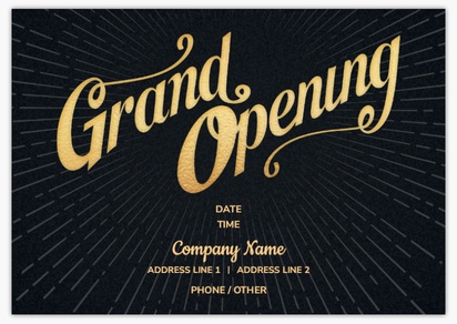Design Preview for Templates for Grand Opening Flyers and Pamphlets ,  No fold A5