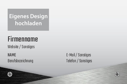 Designvorschau für Designgalerie: Standard-Visitenkarten Handwerker, Standard (85 x 55 mm)