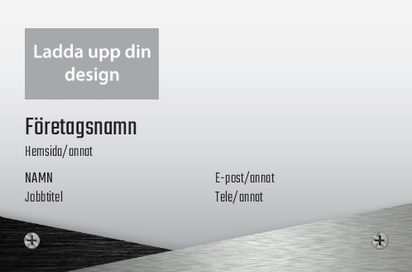 Förhandsgranskning av design för Designgalleri: Byggarbete Visitkort standard, Standard (85 x 55 mm)