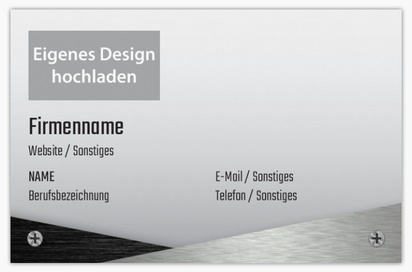 Designvorschau für Designgalerie: Standard-Visitenkarten Baugewerbe, Standard (85 x 55 mm)
