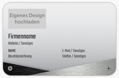 Designvorschau für Designgalerie: Visitenkarten mit abgerundeten Ecken Bau, Reparatur & Renovierung, Abgerundet Standard (85 x 55 mm)